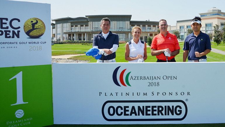 Industry stakeholders compete on the green at GEC Open Azerbaijan  